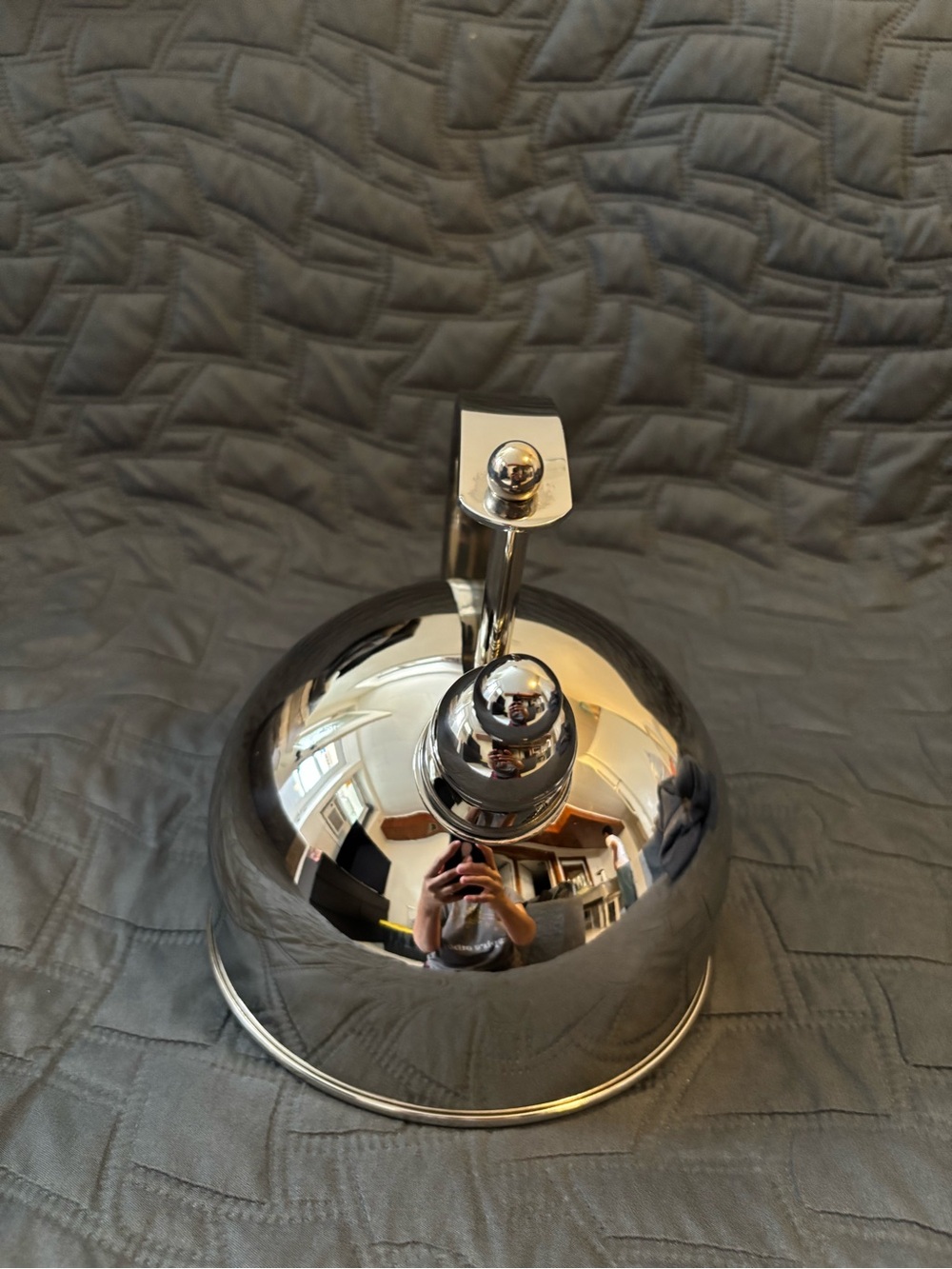Polished Silver Service Bell - Classic Counter Bell new